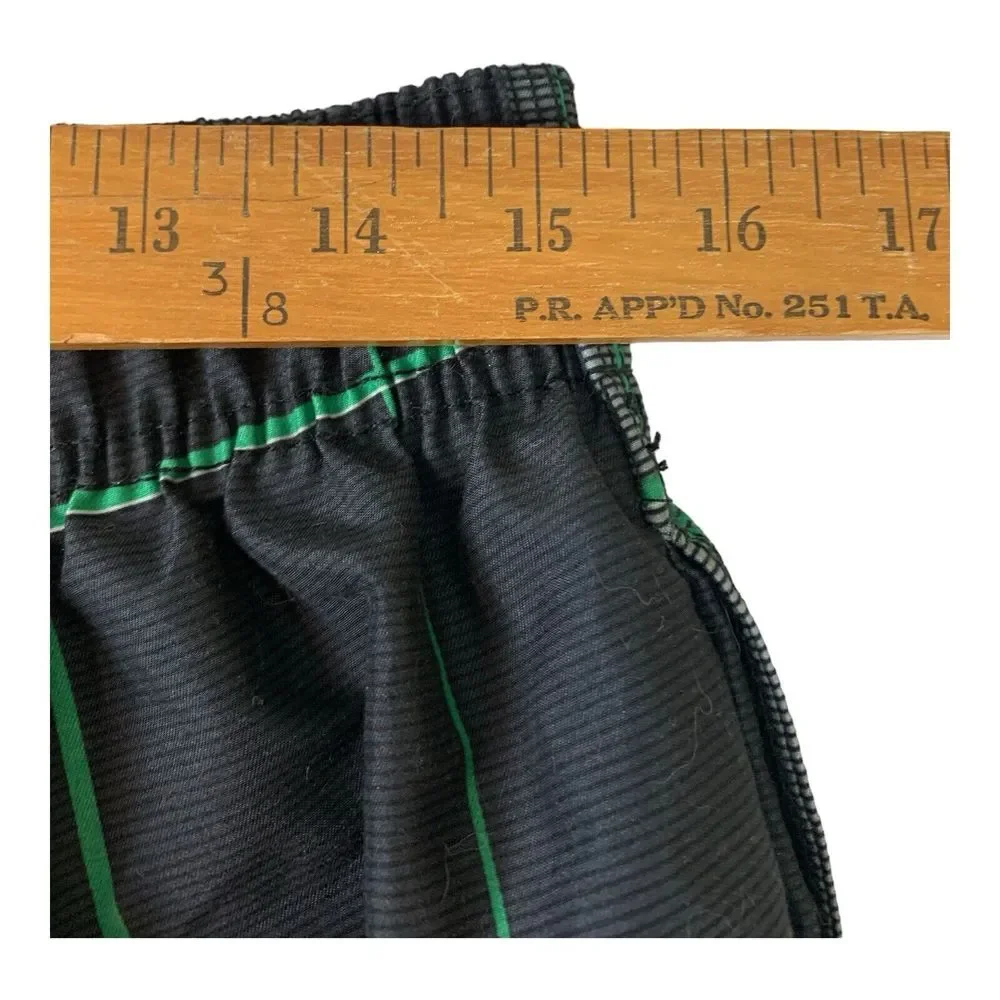 KAVU Board Shorts‎ Mens Large Gray Plaid Swim Trunks Cargo Surf Beach Outdoors